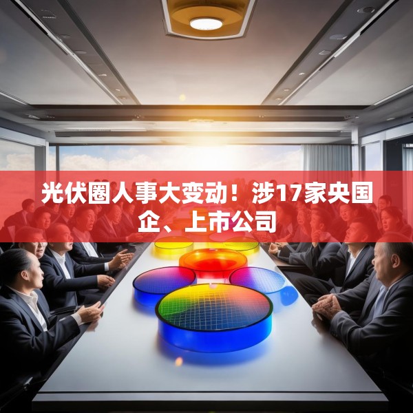 光伏圈人事大变动！涉17家央国企、上市公司