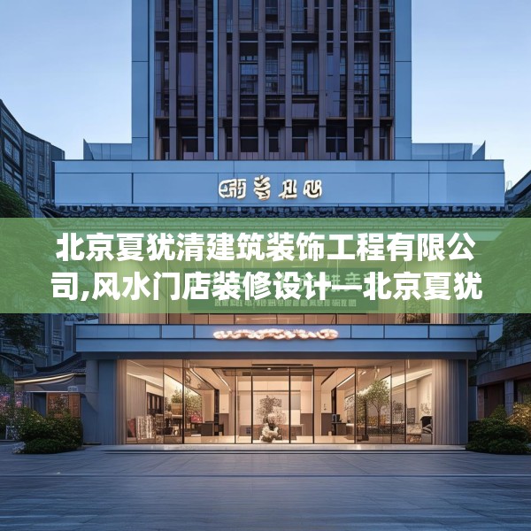 北京夏犹清建筑装饰工程有限公司,风水门店装修设计—北京夏犹清建筑装饰工程有限公司274.a150b151c154fgy.161htyj