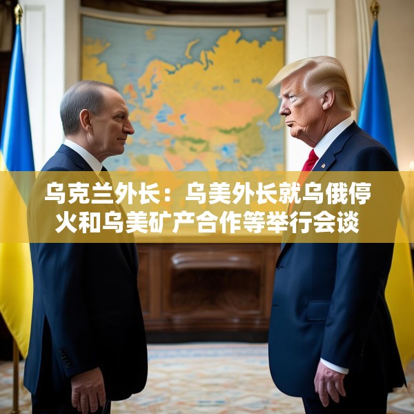 乌克兰外长：乌美外长就乌俄停火和乌美矿产合作等举行会谈