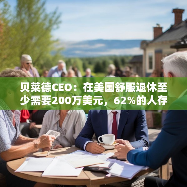 贝莱德CEO：在美国舒服退休至少需要200万美元，62%的人存款不到15万美元
