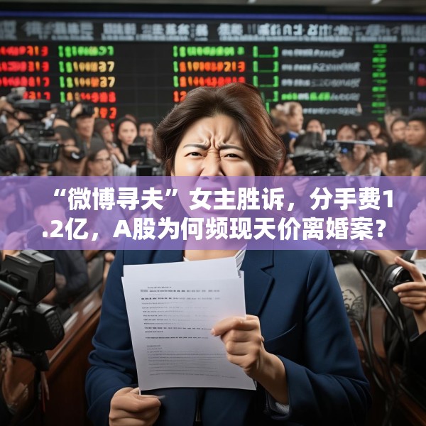 “微博寻夫”女主胜诉，分手费1.2亿，A股为何频现天价离婚案？