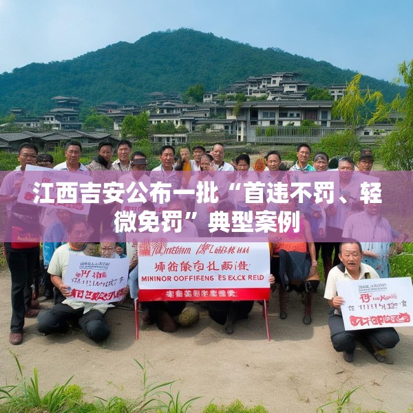 江西吉安公布一批“首违不罚、轻微免罚”典型案例