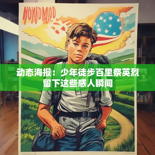 动态海报：少年徒步百里祭英烈留下这些感人瞬间