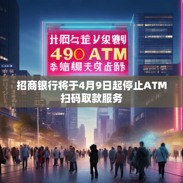 招商银行将于4月9日起停止ATM扫码取款服务