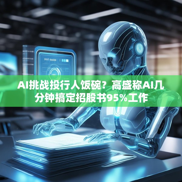 AI挑战投行人饭碗？高盛称AI几分钟搞定招股书95%工作