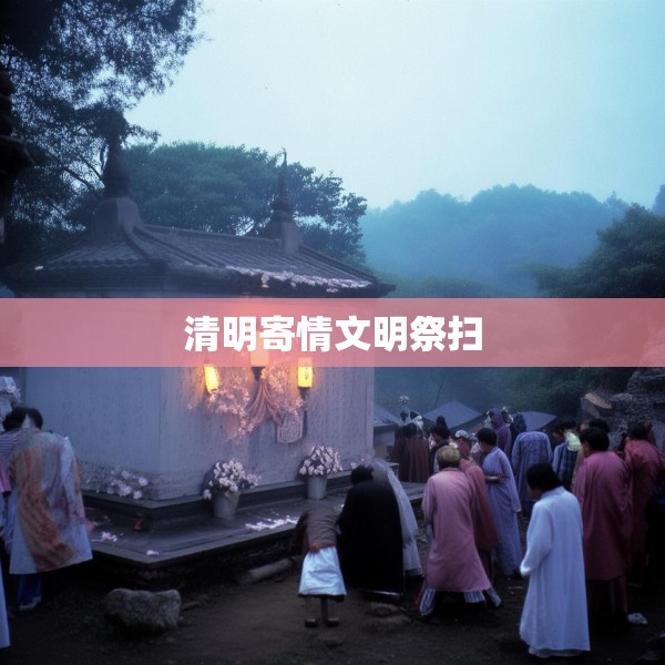 清明寄情文明祭扫