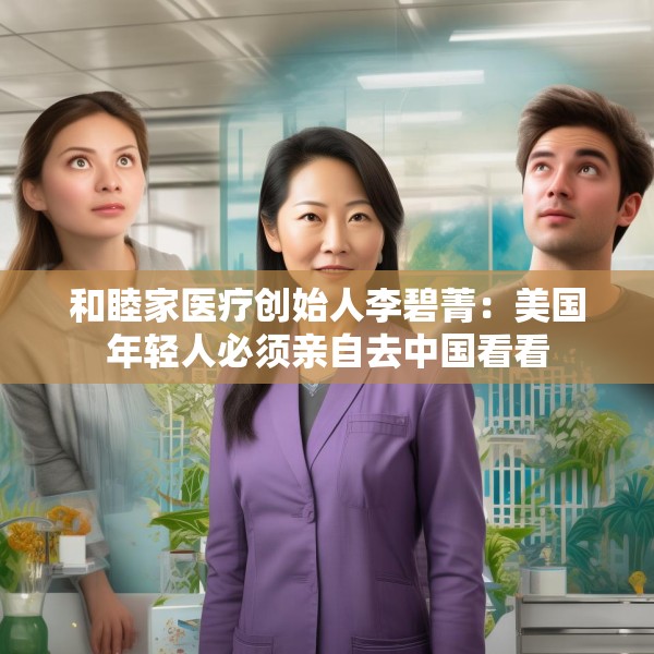 和睦家医疗创始人李碧菁：美国年轻人必须亲自去中国看看