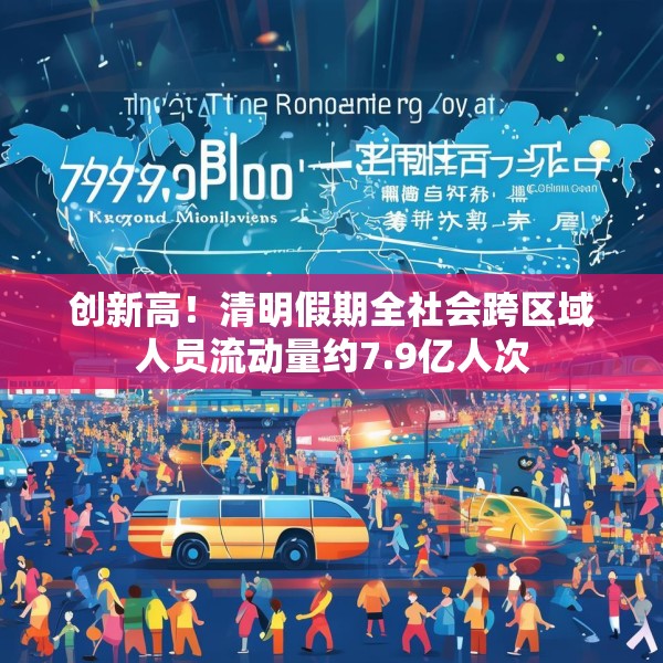 创新高！清明假期全社会跨区域人员流动量约7.9亿人次