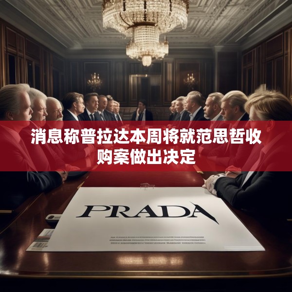 消息称普拉达本周将就范思哲收购案做出决定