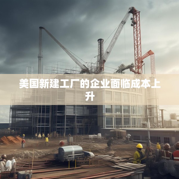 美国新建工厂的企业面临成本上升
