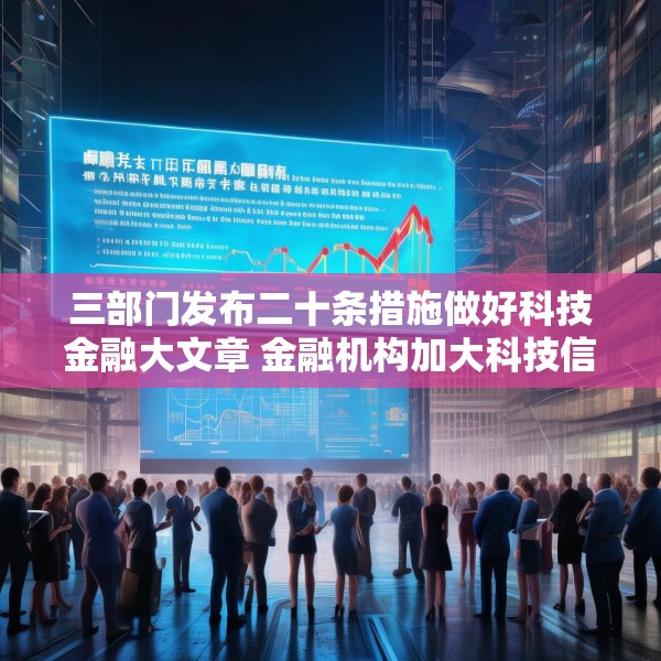 三部门发布二十条措施做好科技金融大文章 金融机构加大科技信贷投放力度