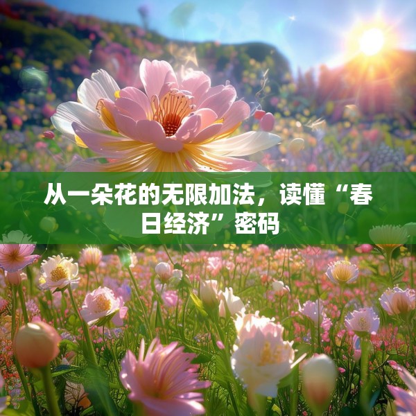 从一朵花的无限加法，读懂“春日经济”密码