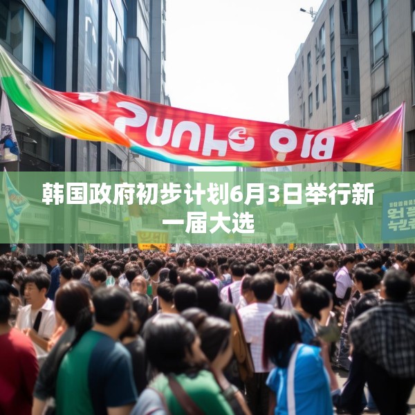 韩国政府初步计划6月3日举行新一届大选
