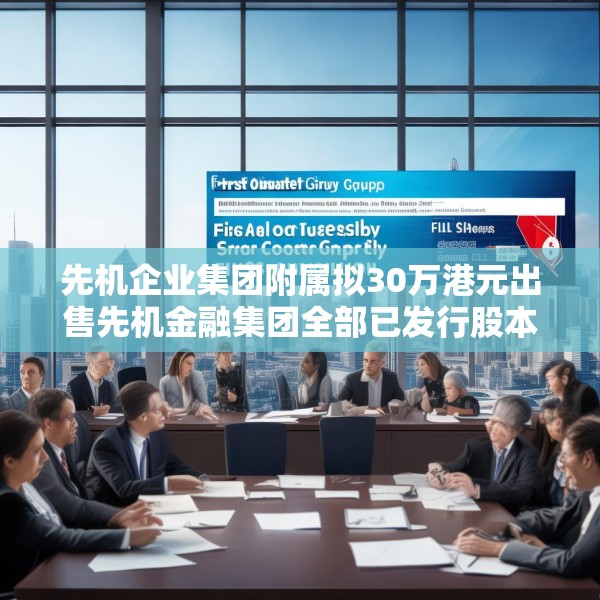 先机企业集团附属拟30万港元出售先机金融集团全部已发行股本
