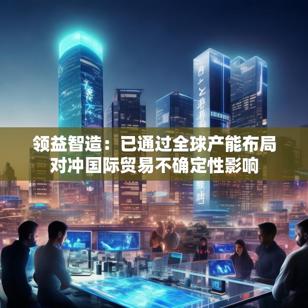 领益智造：已通过全球产能布局对冲国际贸易不确定性影响