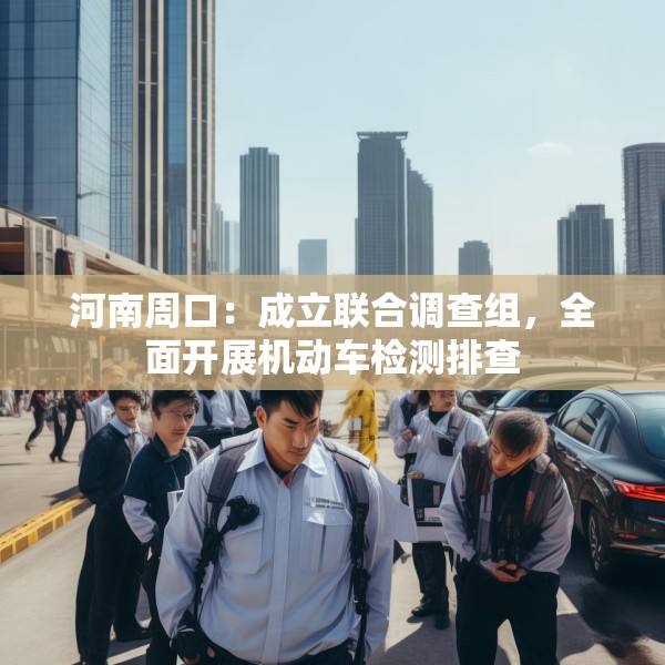 河南周口：成立联合调查组，全面开展机动车检测排查