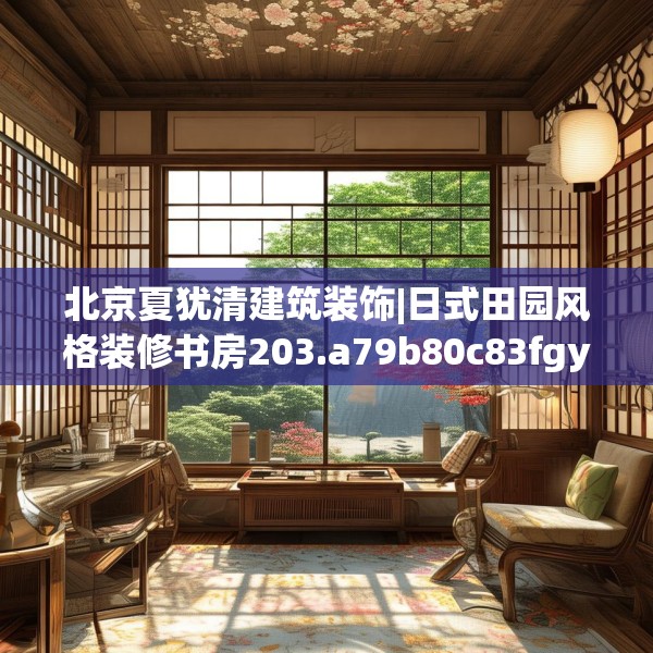 北京夏犹清建筑装饰|日式田园风格装修书房203.a79b80c83fgy.90fds