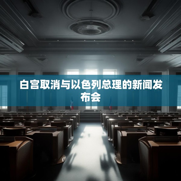白宫取消与以色列总理的新闻发布会