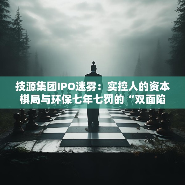 技源集团IPO迷雾：实控人的资本棋局与环保七年七罚的“双面陷阱”