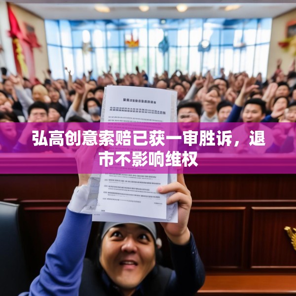 弘高创意索赔已获一审胜诉，退市不影响维权