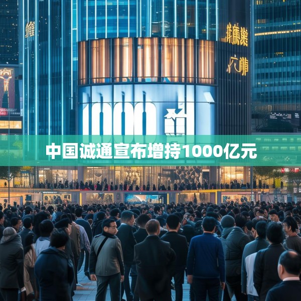 中国诚通宣布增持1000亿元
