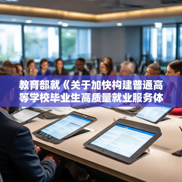教育部就《关于加快构建普通高等学校毕业生高质量就业服务体系的意见》答问