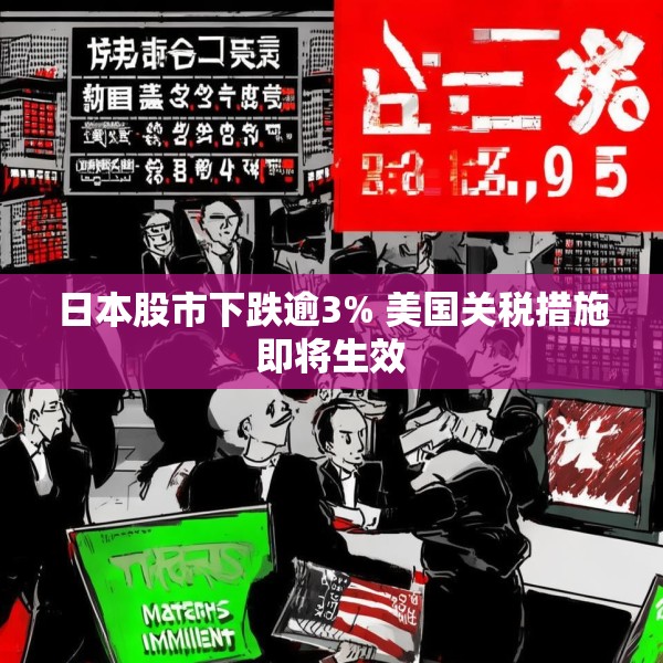 日本股市下跌逾3% 美国关税措施即将生效
