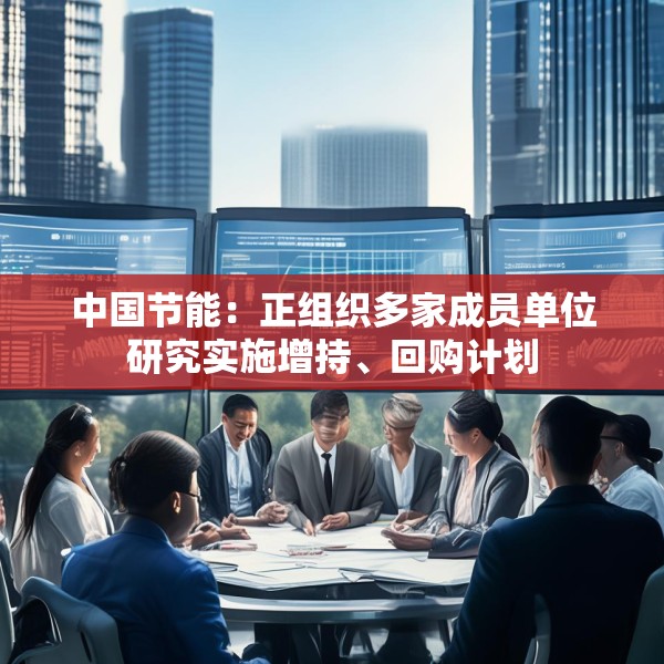 中国节能：正组织多家成员单位研究实施增持、回购计划