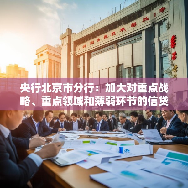 央行北京市分行：加大对重点战略、重点领域和薄弱环节的信贷支持