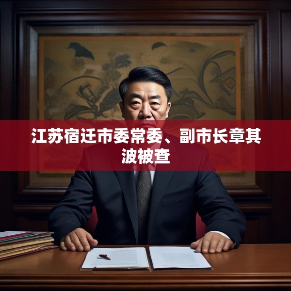 江苏宿迁市委常委、副市长章其波被查