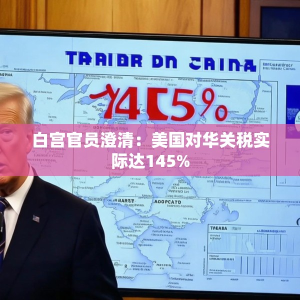 白宫官员澄清：美国对华关税实际达145%