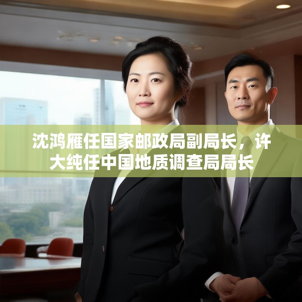 沈鸿雁任国家邮政局副局长，许大纯任中国地质调查局局长