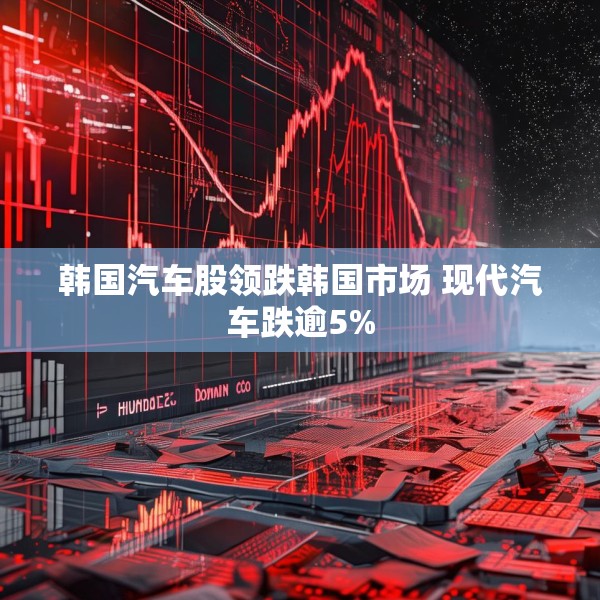 韩国汽车股领跌韩国市场 现代汽车跌逾5%