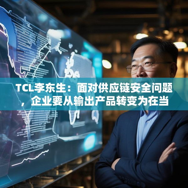TCL李东生：面对供应链安全问题，企业要从输出产品转变为在当地建立产业和供应链体系
