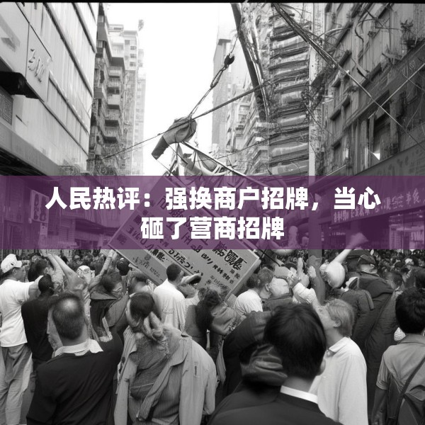 人民热评：强换商户招牌，当心砸了营商招牌