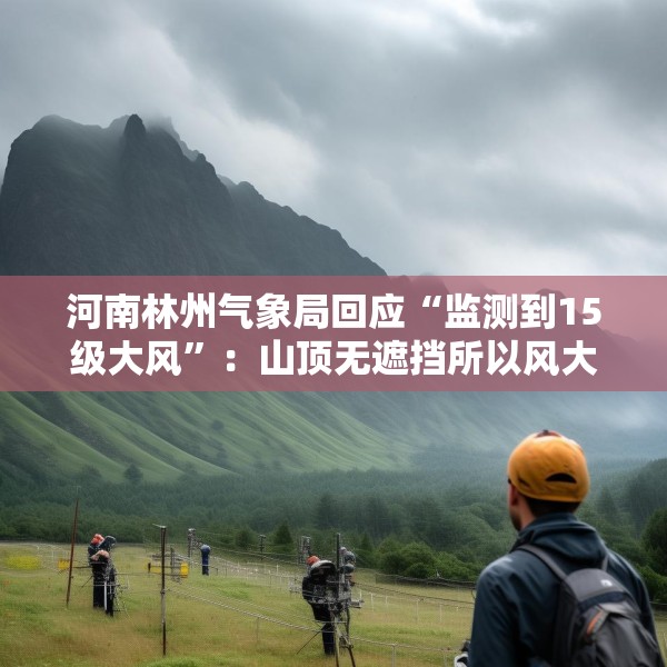 河南林州气象局回应“监测到15级大风”：山顶无遮挡所以风大