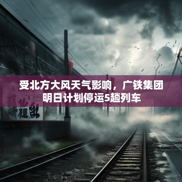 受北方大风天气影响，广铁集团明日计划停运5趟列车