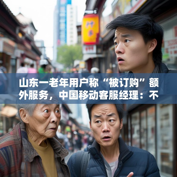 山东一老年用户称“被订购”额外服务，中国移动客服经理：不知情