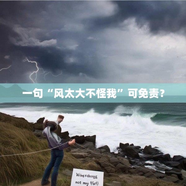 一句“风太大不怪我”可免责？