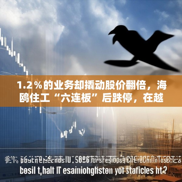 1.2％的业务却撬动股价翻倍，海鸥住工“六连板”后跌停，在越建厂能否扛住关税冲击？