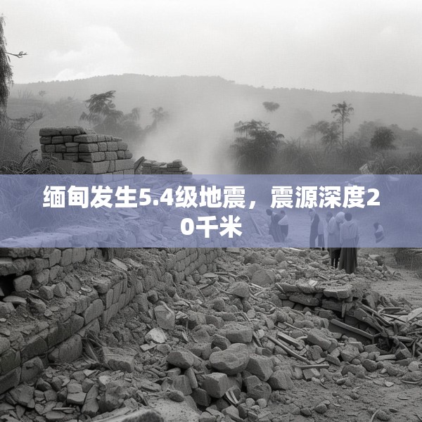 缅甸发生5.4级地震，震源深度20千米