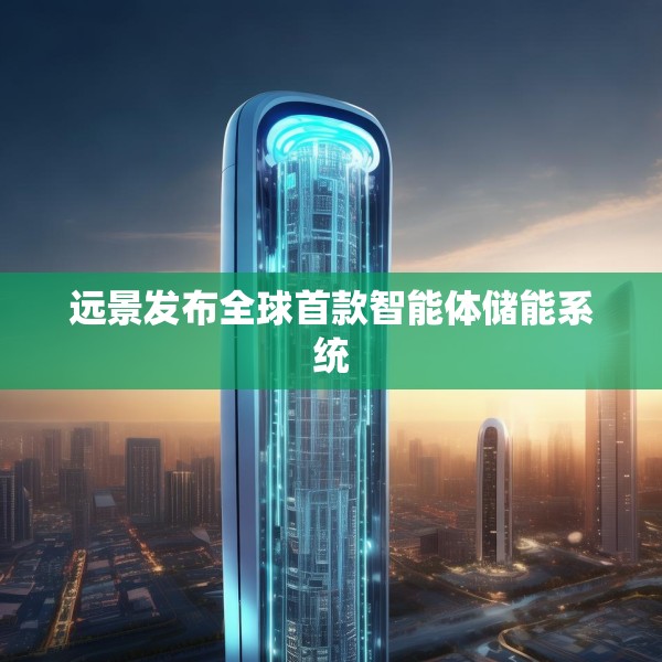 远景发布全球首款智能体储能系统