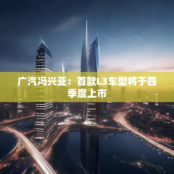 广汽冯兴亚：首款L3车型将于四季度上市