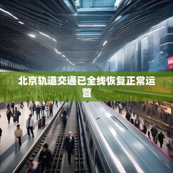 北京轨道交通已全线恢复正常运营