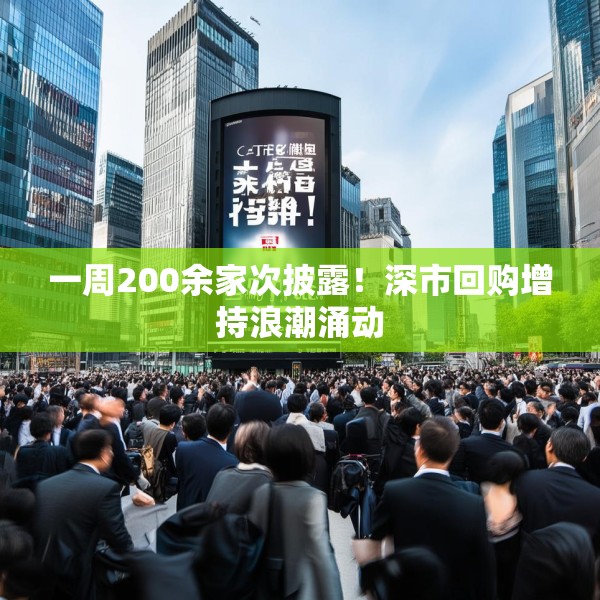 一周200余家次披露！深市回购增持浪潮涌动