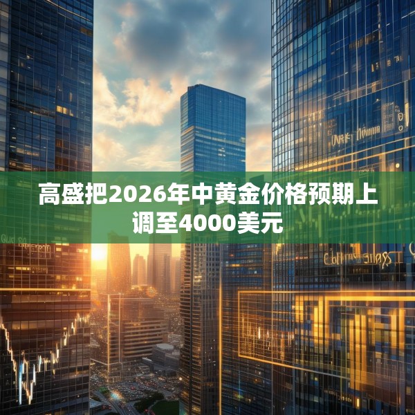 高盛把2026年中黄金价格预期上调至4000美元