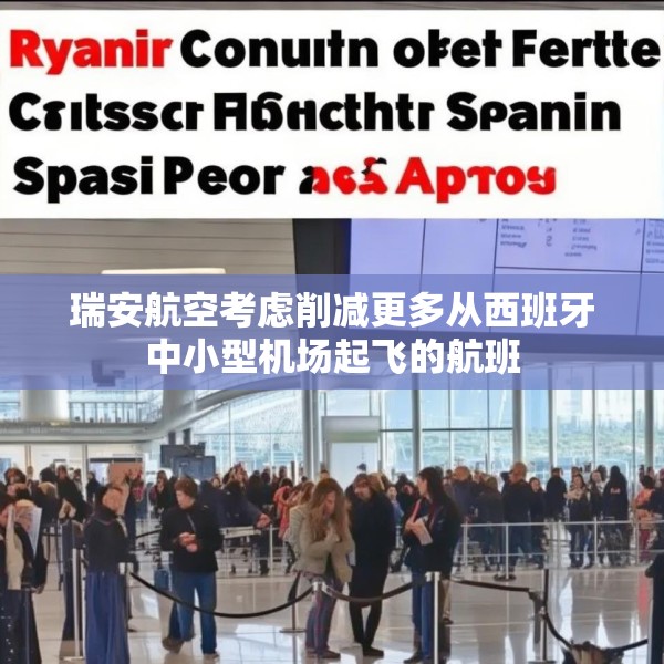 瑞安航空考虑削减更多从西班牙中小型机场起飞的航班