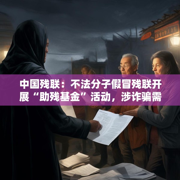 中国残联：不法分子假冒残联开展“助残基金”活动，涉诈骗需警惕