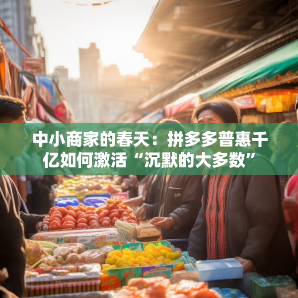 中小商家的春天：拼多多普惠千亿如何激活“沉默的大多数”