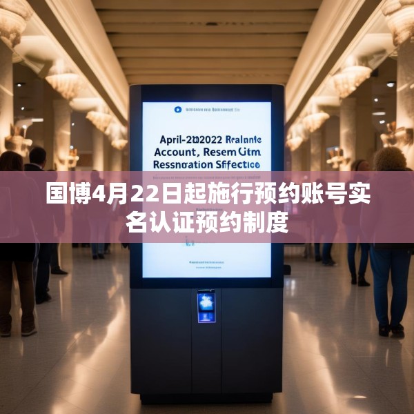 国博4月22日起施行预约账号实名认证预约制度